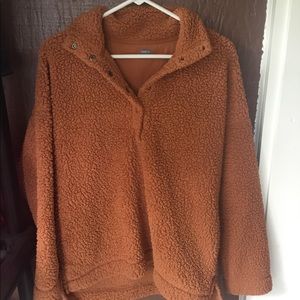 Aerie fleece pullover size small/petite